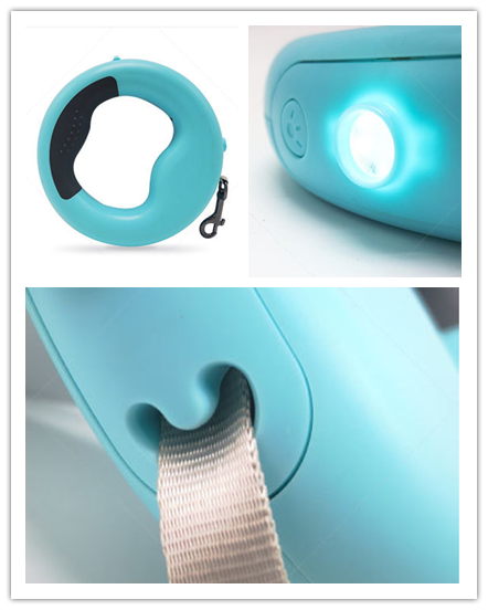 GlowTail Retractable Leash